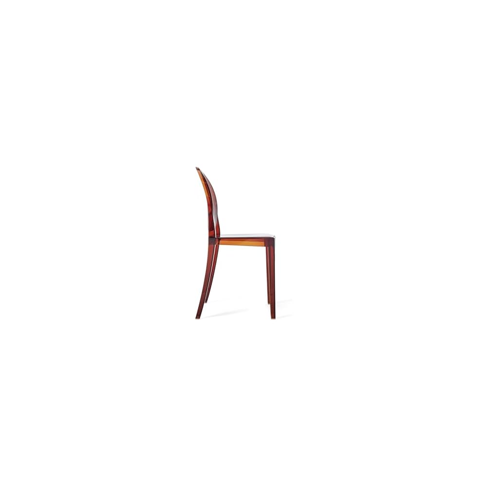 Kartell Victoria Ghost Chair, Set of 2, Amber