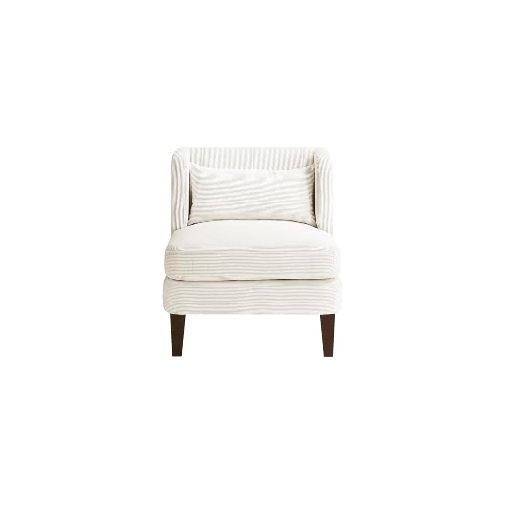 Lexicon Forrester Corduroy Accent Chair in Beige