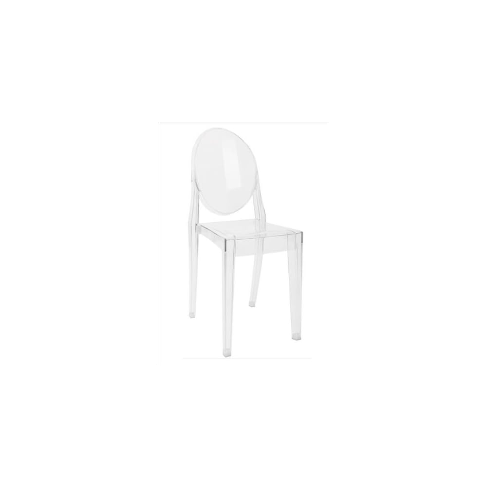 Kartell Victoria Ghost Chair, Set of 2, Amber