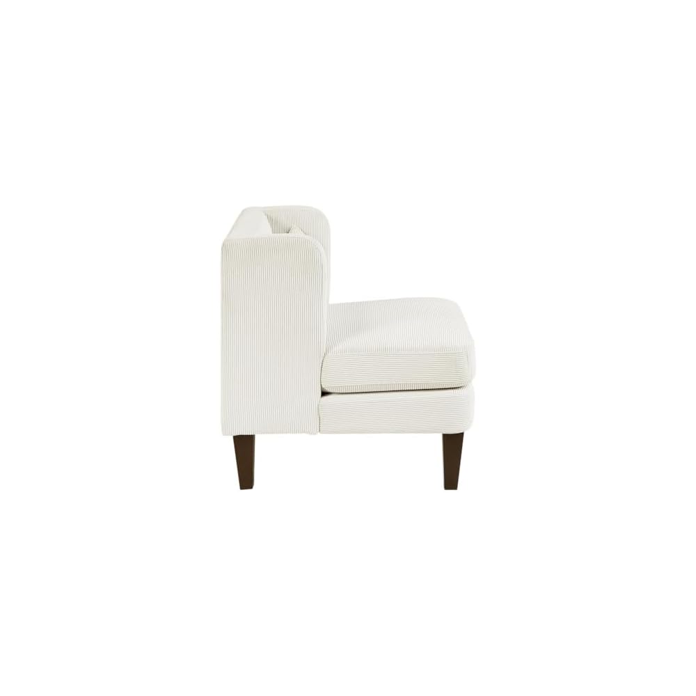 Lexicon Forrester Corduroy Accent Chair in Beige
