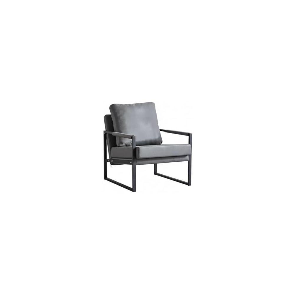 Luxury Ergonomic Lounge Chair with High-Density Foam (Dark Gray)
