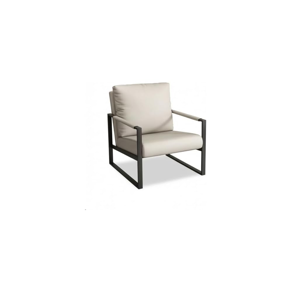 Luxury Ergonomic Lounge Chair with High-Density Foam (Dark Gray)