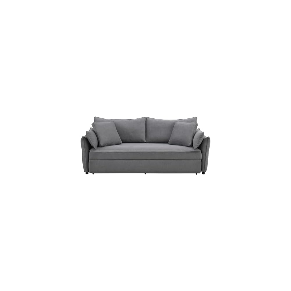 Acme Irina Rectangular Sofa with Sleeper in Gray