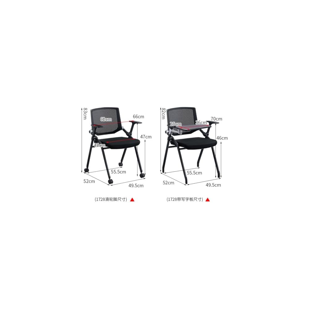 Training Chair with Writing BoardConference Room Mesh Office ChairTraining with Table Board