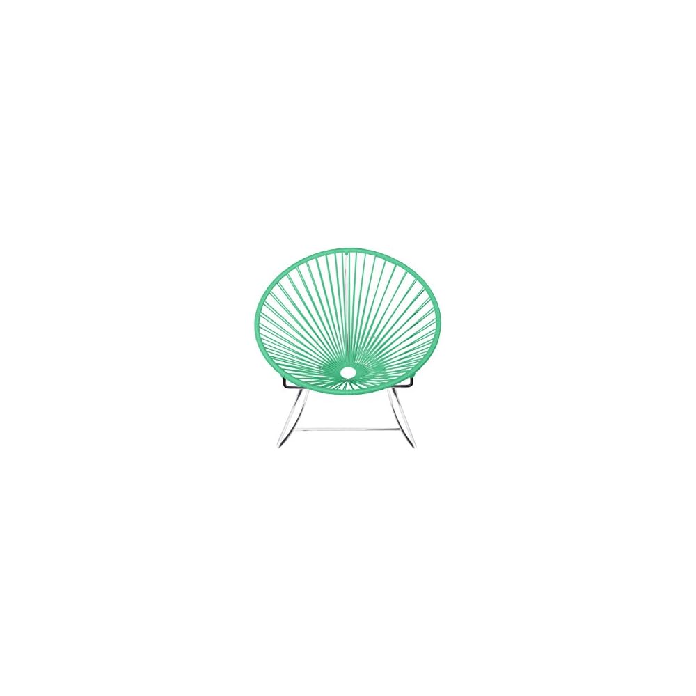 Innit Designs i04-03-16 Innit Rocker-Mint Weave on Chrome Frame