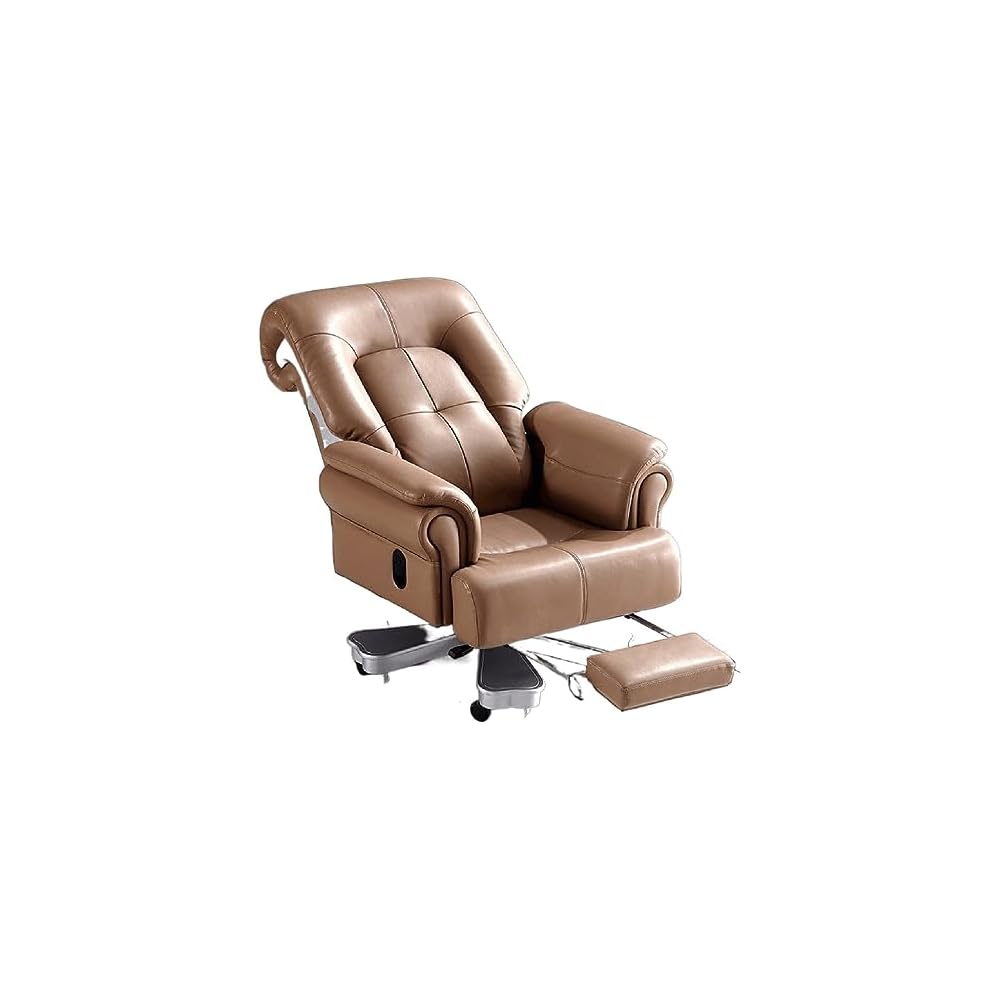 Office Chair Fully Reclining Executive Leather(D)