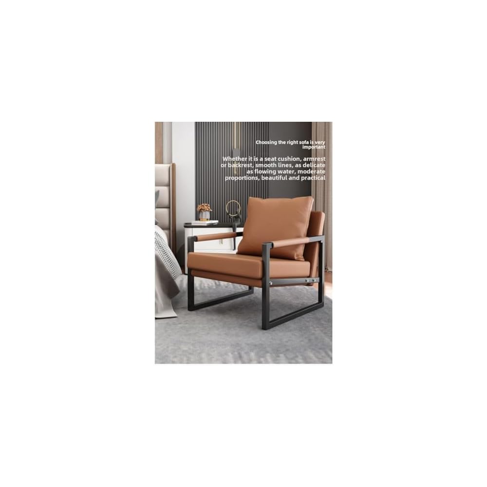 Luxury Ergonomic Lounge Chair with High-Density Foam (Dark Gray)