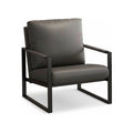Luxury Ergonomic Lounge Chair with High-Density Foam (Dark Gray)