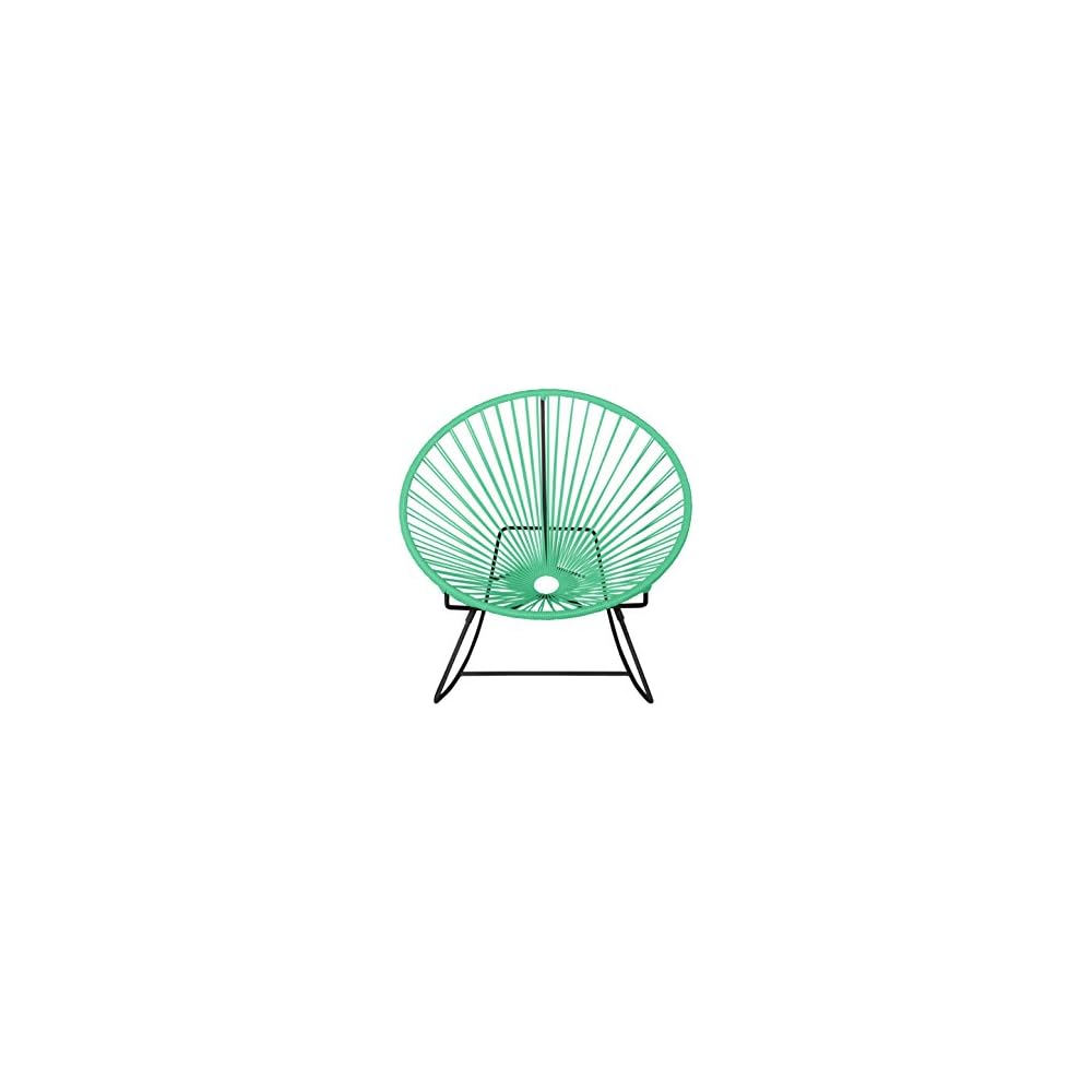 Innit Designs i04-03-16 Innit Rocker-Mint Weave on Chrome Frame