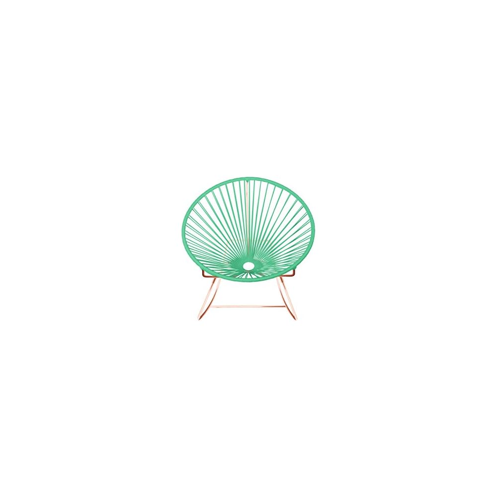 Innit Designs i04-03-16 Innit Rocker-Mint Weave on Chrome Frame