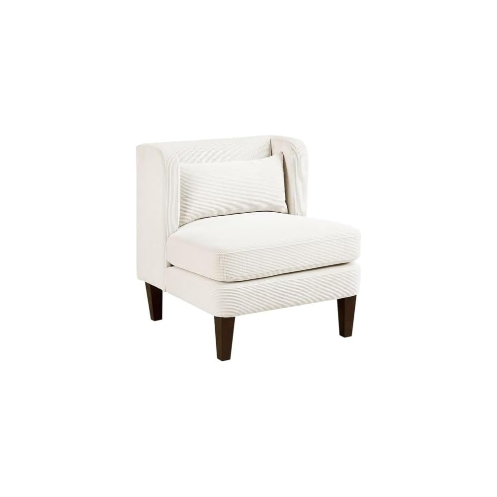Lexicon Forrester Corduroy Accent Chair in Beige