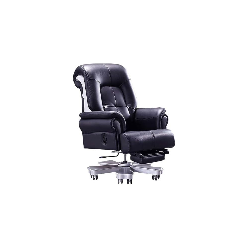 Office Chair Fully Reclining Executive Leather(D)