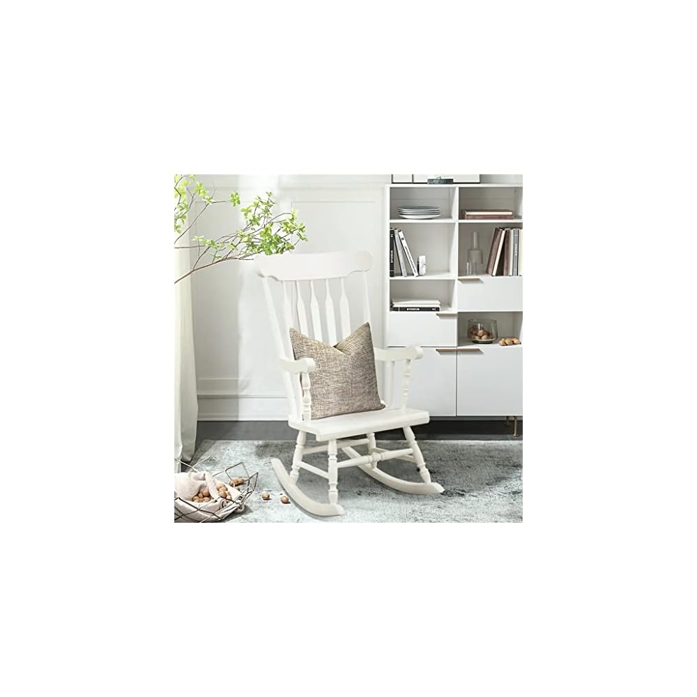 Solid Wood Rocking Chair Porch Rocking Chair Indoor Outdoor Seating