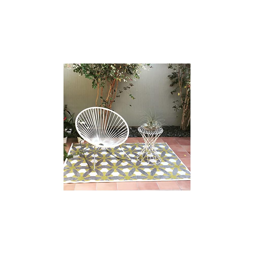 Innit Designs i04-03-16 Innit Rocker-Mint Weave on Chrome Frame