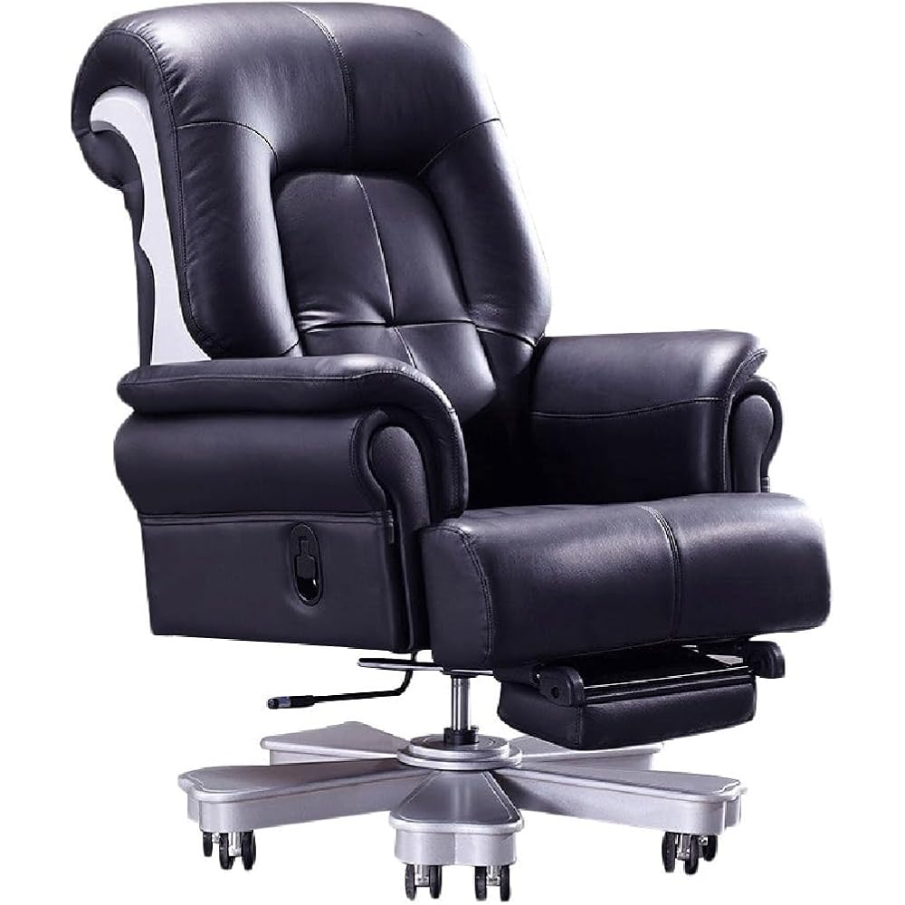 Office Chair Fully Reclining Executive Leather(D)