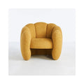 Luxurious Velvet Recliner – Modern Single Seating Sofa Chair Yellow