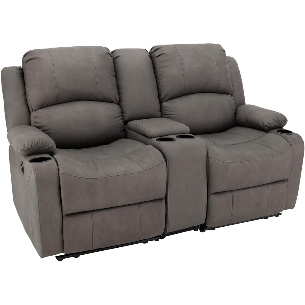 Camper Comfort 67" Powered Wall Hugger Reclining, Slate