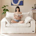 MAXYOYO Boneless Couch, 59-Inch Couch in a Box, Deep Loveseat