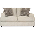 Signature Design by Ashley Soletren Loveseat, Stone Chenille Sofa Couch