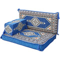 arabicsofa Single Turkish Floor Cushion – Traditional Arabic Jalsa Seating Set – Oriental Living Room Sofa with Backrest Pillows